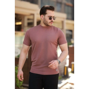Erkek Yarım Balıkçı Yaka Kısa Kollu T-shirt