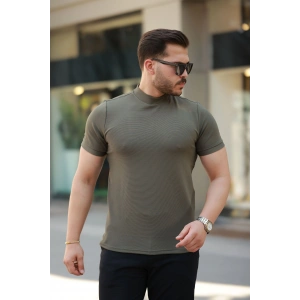 Erkek Yarım Balıkçı Yaka Kısa Kollu T-shirt
