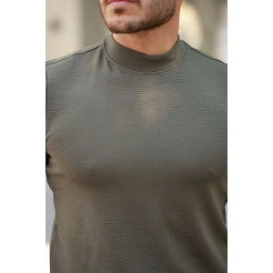 Erkek Yarım Balıkçı Yaka Kısa Kollu T-shirt