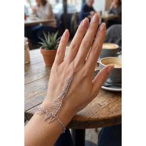 Gümüş Renk Pirinç Sarkıt Model Şahmeran - Lisinya