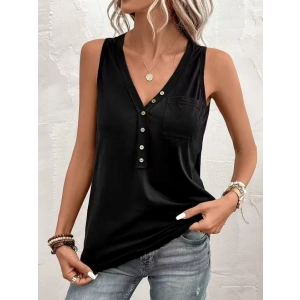 Kadın Askılı önden Düğmeli Viskon Bluz