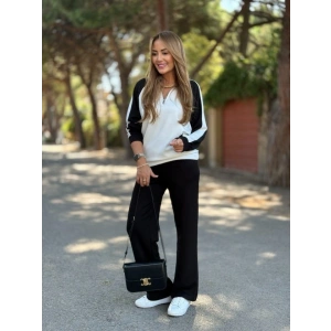 Kadın Fermuar Yaka Modal Kumaş çift Renk Ikili Takım