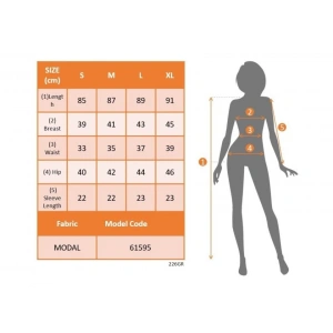 Kadın Kısa Kollu Asimetrik Kesim Yaka şerit Ve Aksesuar Detaylı Modal Elbise
