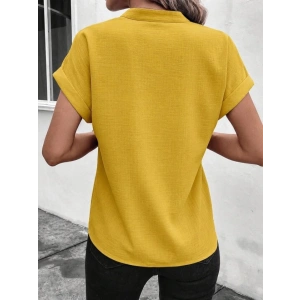 Kadın Kısa Kollu Hakim Yaka Sofya Bluz