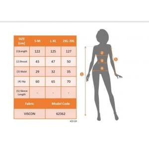 Kadın Kısa Kollu V Yakalı çift Renkli Viskon Midi Elbise
