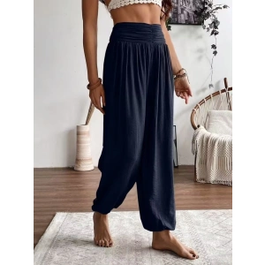 Kadın Yüksel Bel Yoğun Büzgü Detaylı Aerobin Pantolon