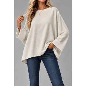 Oversize Yarasa Kol Bluz