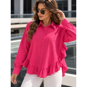 Pembe Volanlı Gömlek