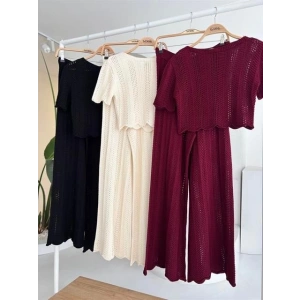 Triko Bluz Pantolon İkili Takım 10084-025