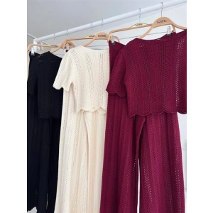 Triko Bluz Pantolon İkili Takım 10084-025