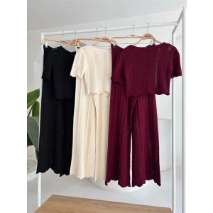 Triko Bluz Pantolon İkili Takım 10084-025