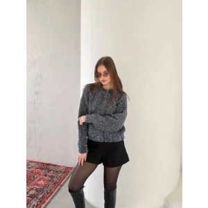 Yumuşak Dokulu Triko Kazak - Kahverengi