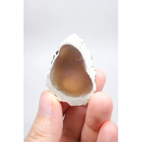Bal Opal Dilimi - Amber Şeffaf Anadolu Opal Örneği, 17g