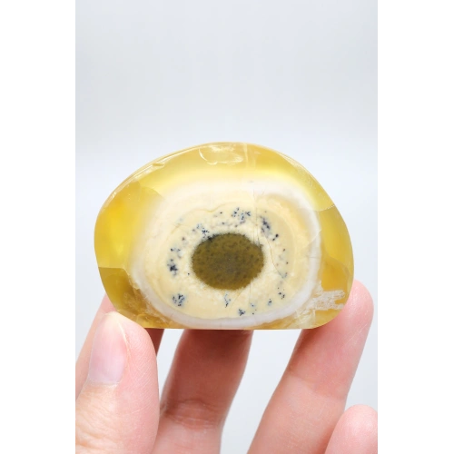 Sarı Dendritik Opal - Merlinit Serbest Form Nodül, 50g