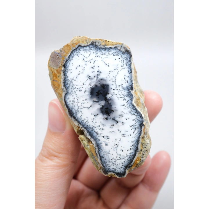 Dark Blue White Opal – Polished | Insight & Shadow Work Stone