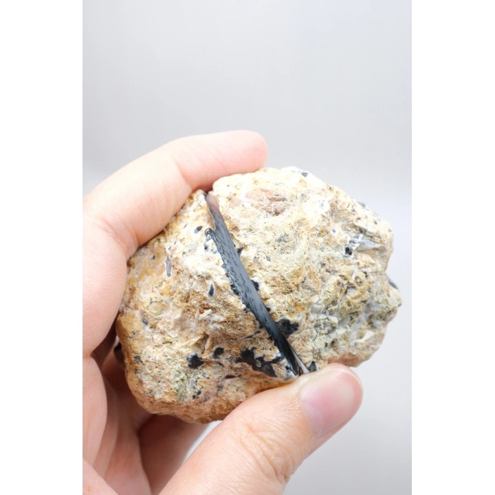 Dendritik Simya: Merlinit (Dendritik Opal) - Cilalı Çift