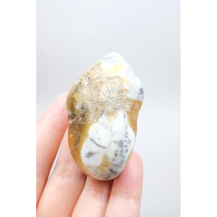 Dendritik Bal Opalı Merlinite: Cilalanmış Serbest Form Taş