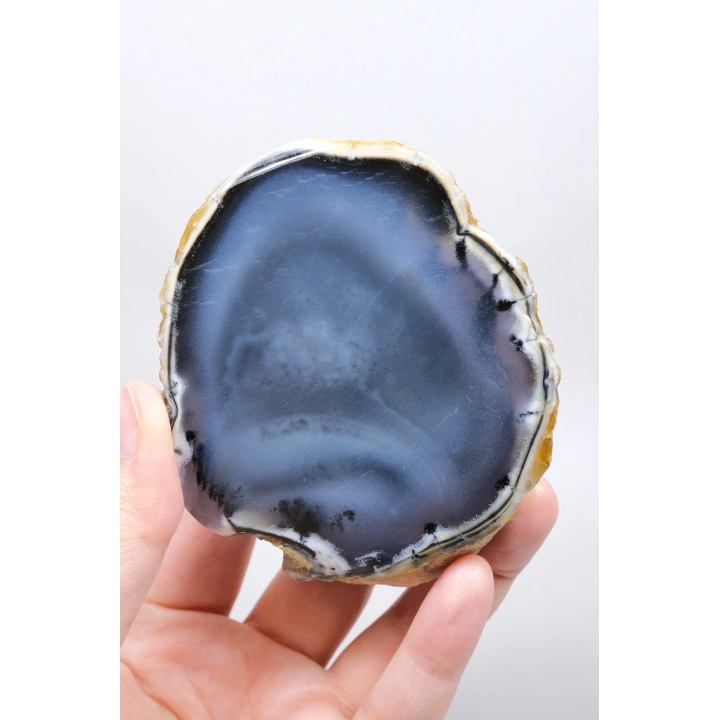 Büyük Merlinite Çifti (Dendiritik Opal) - Cilalanmış Eşleşen Yarım, Müze Kalitesi Numune (468g)