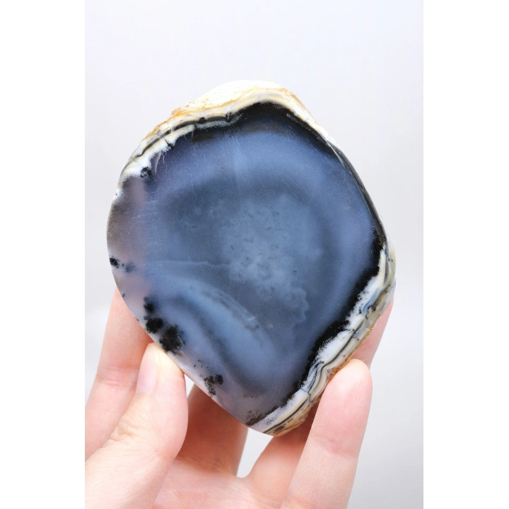 Büyük Merlinite Çifti (Dendiritik Opal) - Cilalanmış Eşleşen Yarım, Müze Kalitesi Numune (468g)