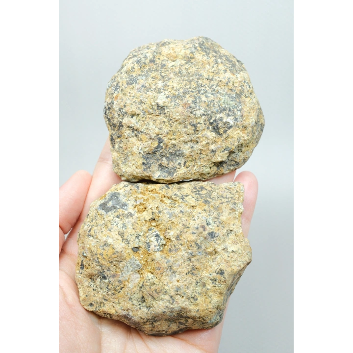 Merlinite (Dendritik Opal) - Mavi ve Beyaz Dendritik Opal Çift