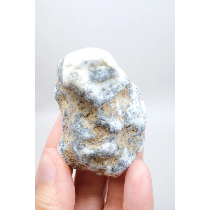 Sisli Orman Dendrit Opal | Derin Mavi ve Kar Beyazı Merlinite Örneği, 82g