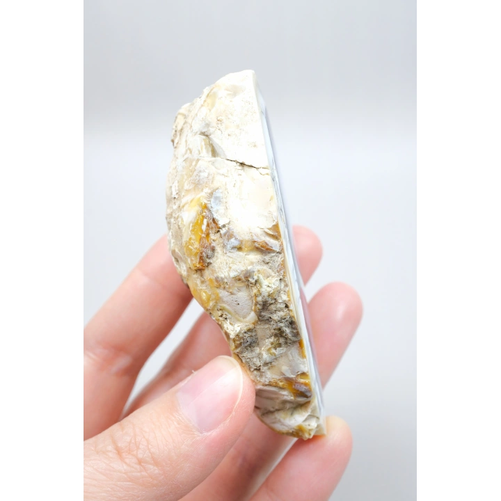 Mist Forest Dendritic Opal | Derin Derin Mavi ve Kar Beyazı