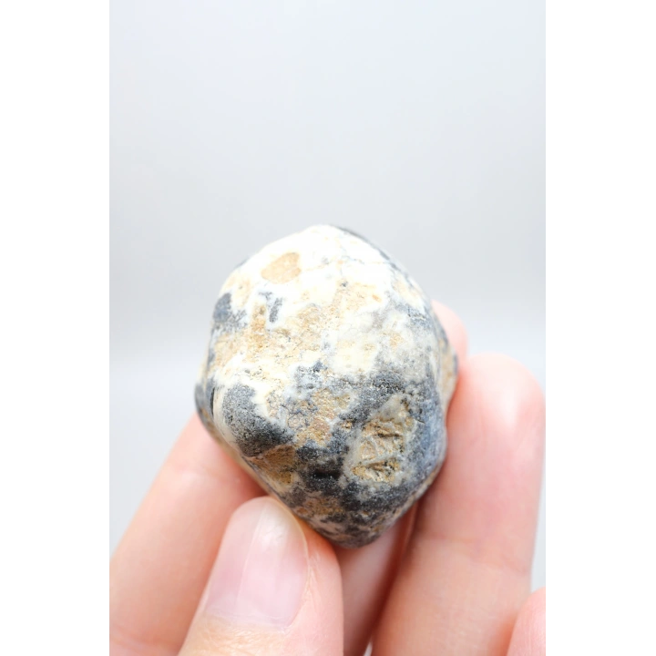 Mistik Dendritik Opal | Derin Mavi ve Kar Beyazı Merlinit, 29g