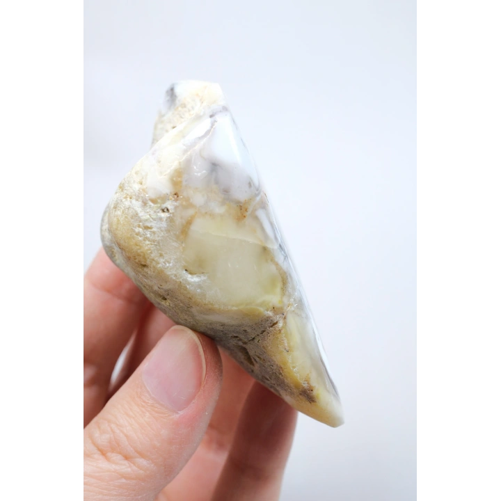 多彩景观梅林石片 - 风景性树枝状蛋白石，109克