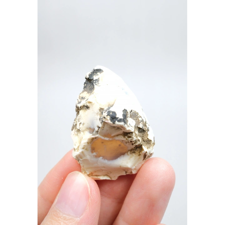 Bal Opal Dilimi - Amber Şeffaf Anadolu Opal Örneği, 17g