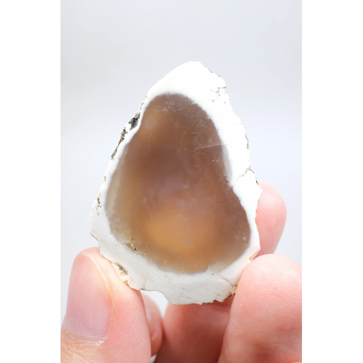 Bal Opal Dilimi - Amber Şeffaf Anadolu Opal Örneği, 17g