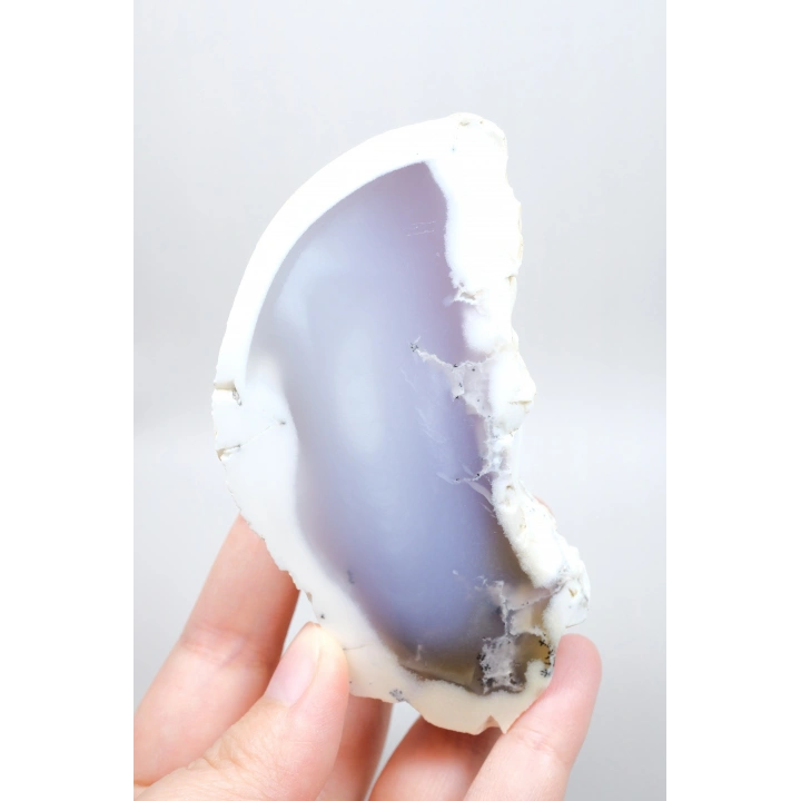Pastel Mavi Dendritik Opal Kristal Numune, Tek