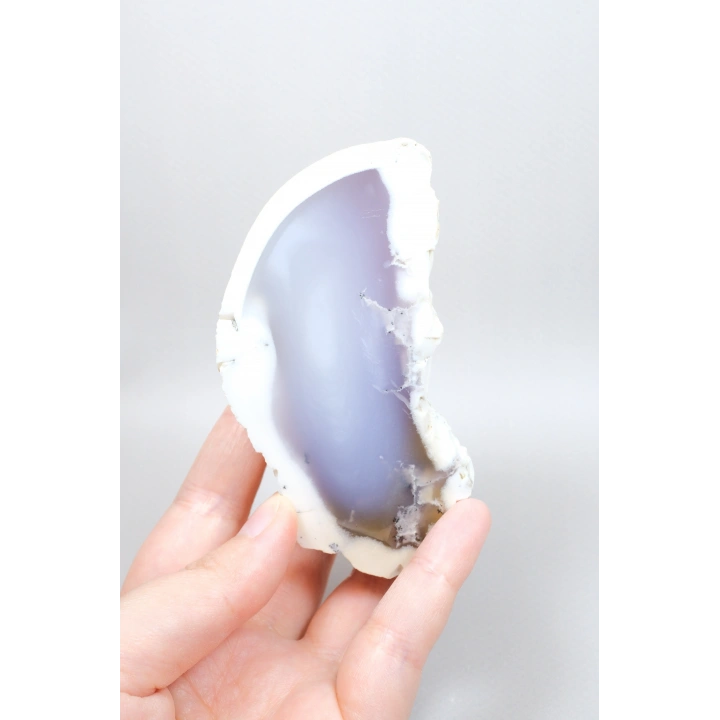 Pastel Mavi Dendritik Opal Kristal Numune, Tek