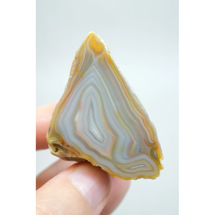 Pastel Mavi Sarı Bal Rengi ve İnce Beyaz Şeritli Siyah Deniz Akik Çifti