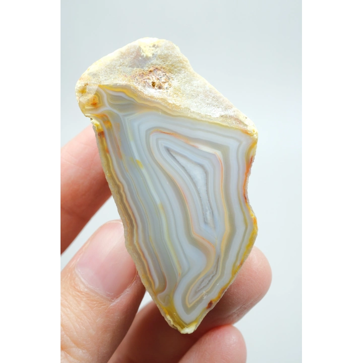 Pastel Mavi Sarı Bal Rengi ve İnce Beyaz Şeritli Siyah Deniz Akik Çifti