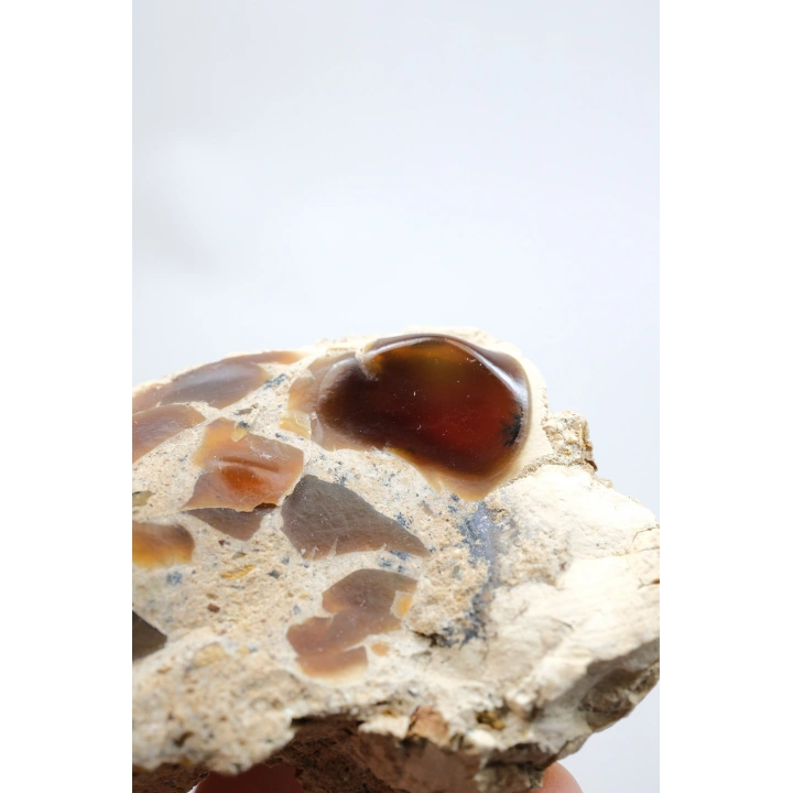 Ham Ateş/Bal Opalı Matris İçinde – Doğal Cilalanmamış, 59g
