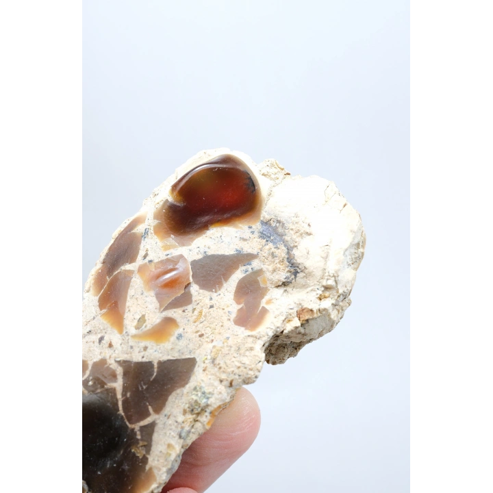 Ham Ateş/Bal Opalı Matris İçinde – Doğal Cilalanmamış, 59g
