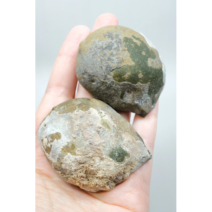 Kırmızı Kahverengi Bantlı ve Nakışlı Siyah Deniz Agat Jeot Çifti