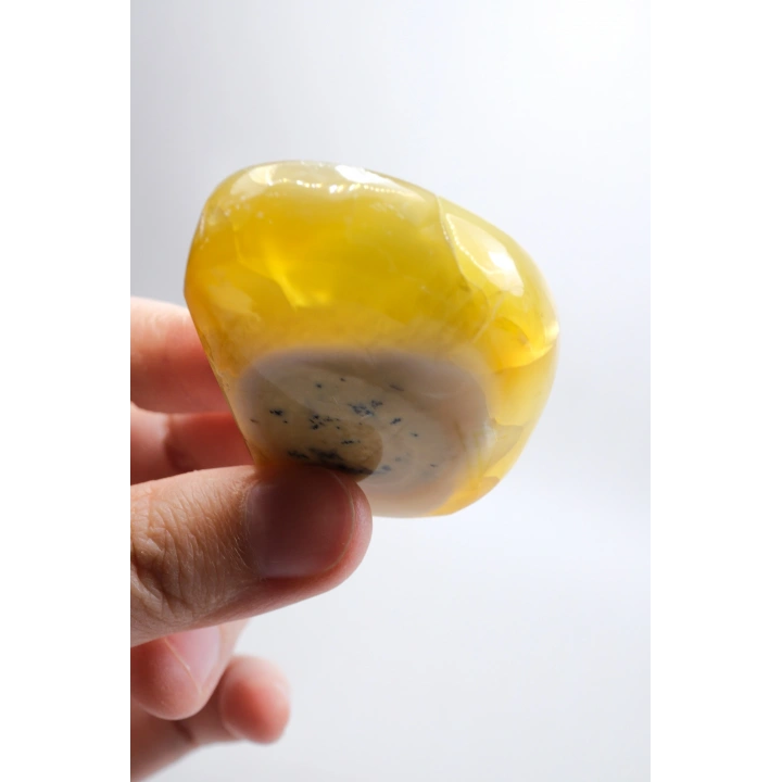 Opale dendritique jaune - Nodule en forme libre de merlinite, 50g