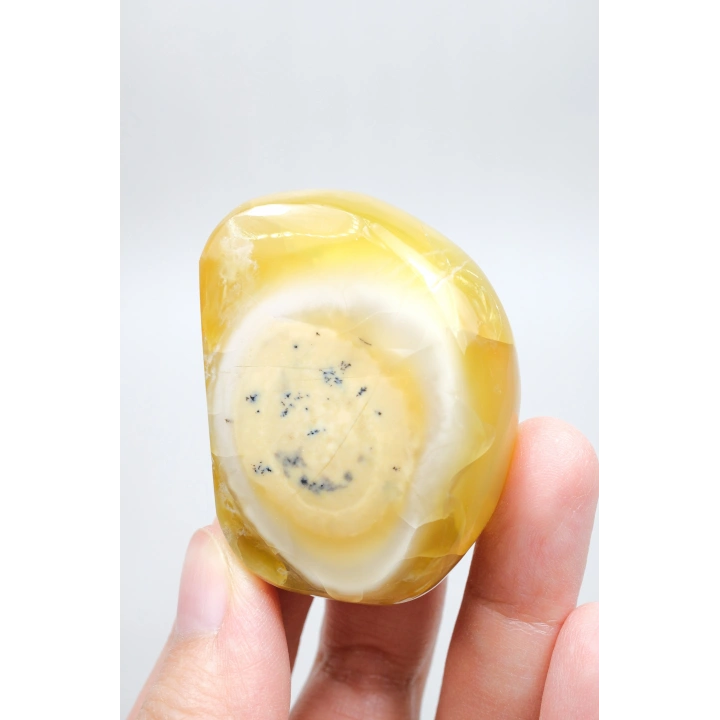 Opale dendritique jaune - Nodule en forme libre de merlinite, 50g