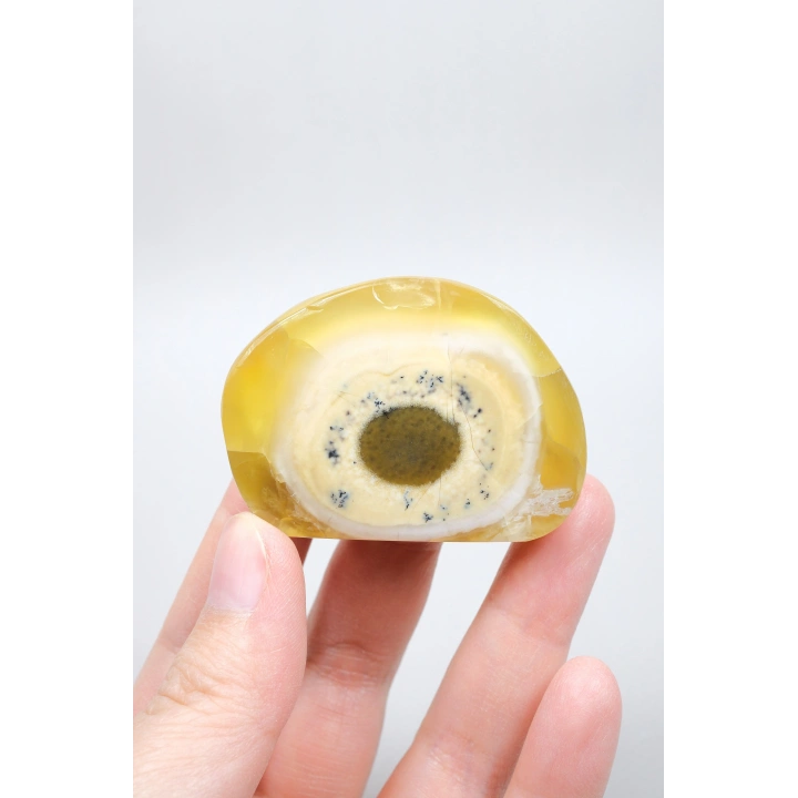 Opale dendritique jaune - Nodule en forme libre de merlinite, 50g