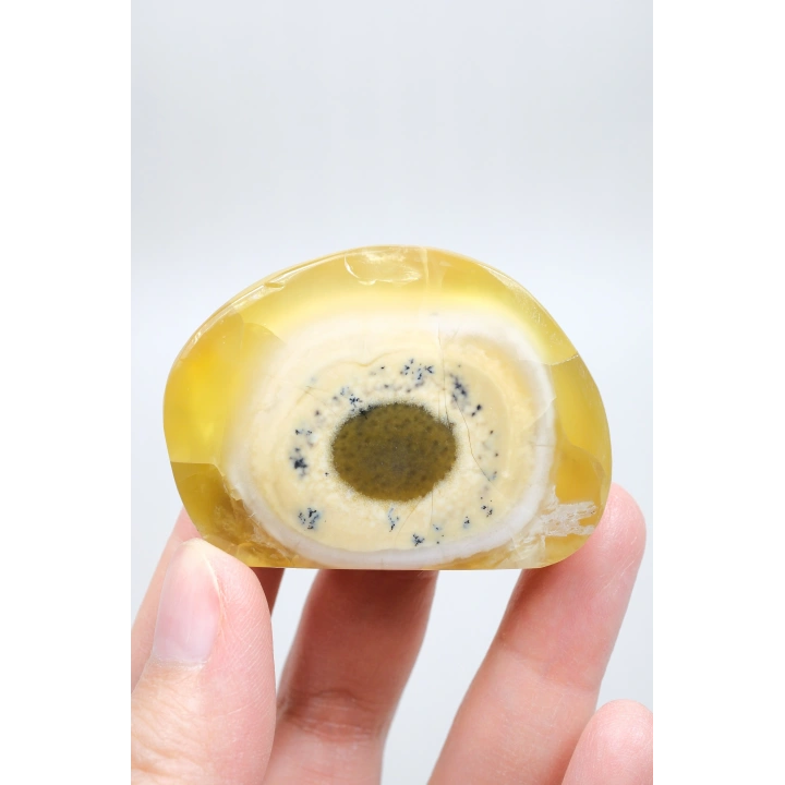 Opale dendritique jaune - Nodule en forme libre de merlinite, 50g