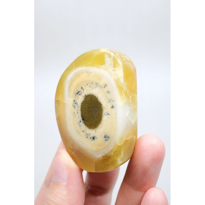 Opale dendritique jaune - Nodule en forme libre de merlinite, 50g