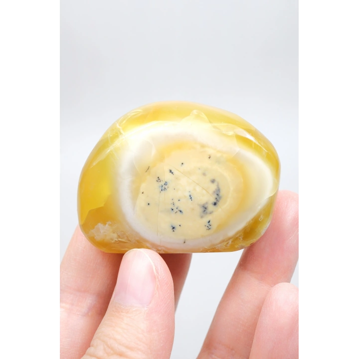 Opale dendritique jaune - Nodule en forme libre de merlinite, 50g