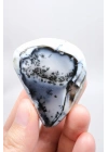Alkimik Mavi ve Altın Birleşimi: Cilalı Merlinit (Dendritik Opal) Numunesi