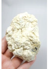 Amber ve Kahverengi Merlinit - Bal Dendritik Opal Yarım, Şeffaf Vurgular, 150g