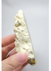 Amber ve Kahverengi Merlinit - Bal Dendritik Opal Yarım, Şeffaf Vurgular, 150g