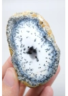 Mavi ve Kar Beyaz Merlinit - Dendritik Opal, 213g