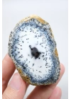 Mavi ve Kar Beyaz Merlinit - Dendritik Opal, 213g