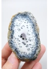 Mavi ve Kar Beyaz Merlinit - Dendritik Opal, 213g