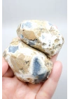 Mavi Dendrit Opal Çifti • Beyaz İçeriğe Sahip Opal